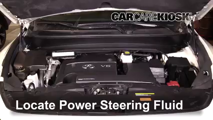 2016 Infiniti QX60 3.5L V6 Power Steering Fluid Check Fluid Level